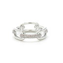 ダニエルウェリントン 指輪 Crystal Link Ring DW00400621 シルバー 23号 メンズ レディース Daniel Wellington