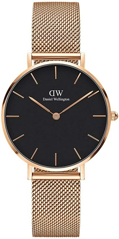 ダニエルウェリントン メンズ腕時計 Daniel Wellington 腕時計　DW00100161　ダニエルウェリントン メンズ レディースウォッチ 　 北欧　ゴールド 32mm ペティート メルローズ 　ローズゴールドメッシュベルト　アナログ　スポーティ ビジネス　ユニセックス　記念日　プレゼント　並行輸入品