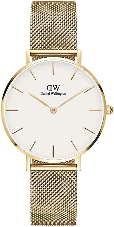 ダニエルウェリントン メンズ腕時計 Daniel Wellington 腕時計　DW00100346　ダニエルウェリントン メンズ レディースウォッチ 　 北欧　Petite Evergold エバーゴールドホワイト 36mm 　ゴールドメッシュベルト　アナログ　スポーティ ビジネス　ユニセックス　記念日　プレゼント　並行輸入品