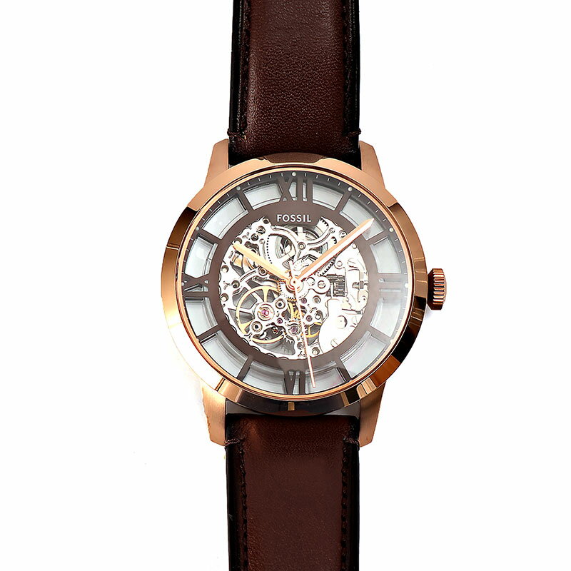 フォッシル 腕時計 メンズ TOWNSMAN Automatic ローズゴールド ブラウン ME3259 FOSSIL 並行輸入品