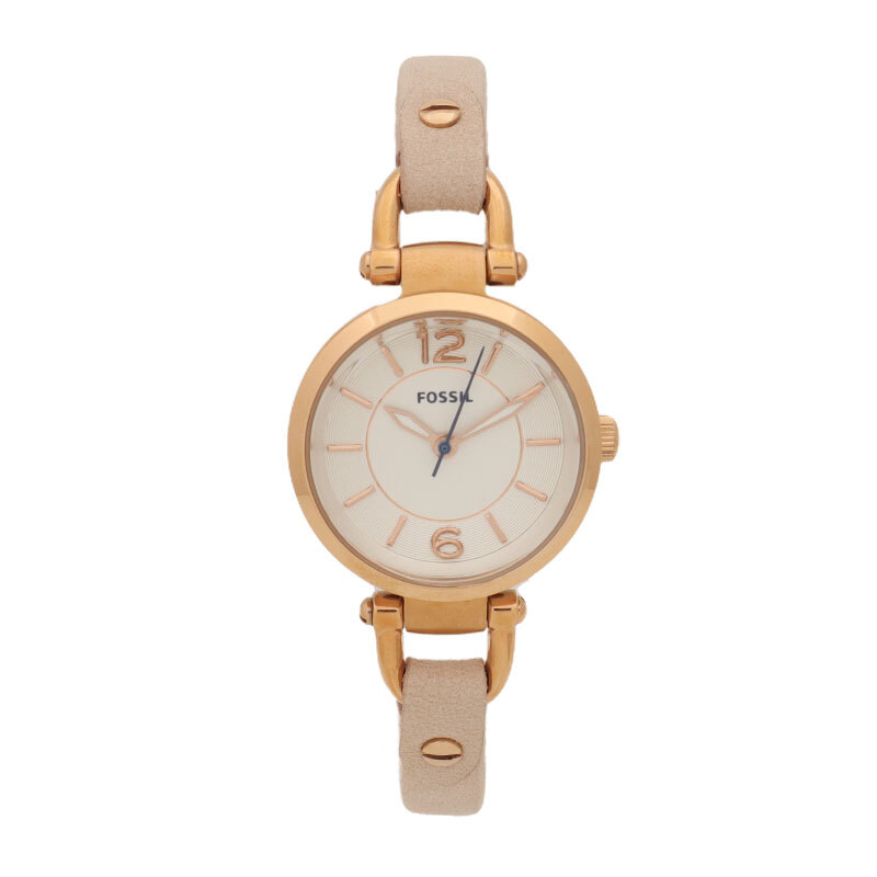 フォッシル FOSSIL 腕時計 ES4330　フォッシル　26mm　レディース　GEORGIA 三針 ブラッシュ レザーウォッチ　ローズゴールド　ベージュレザー　クオーツ 防水 ドレッシー　プレゼント 並行輸入品