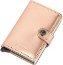 セクリッド カードケース minimeta-ro 財布 ミニウォレット レディース メタリック ピンク ローズ シンプル Secrid Mini Wallet Mini metallic rose 並行輸入品