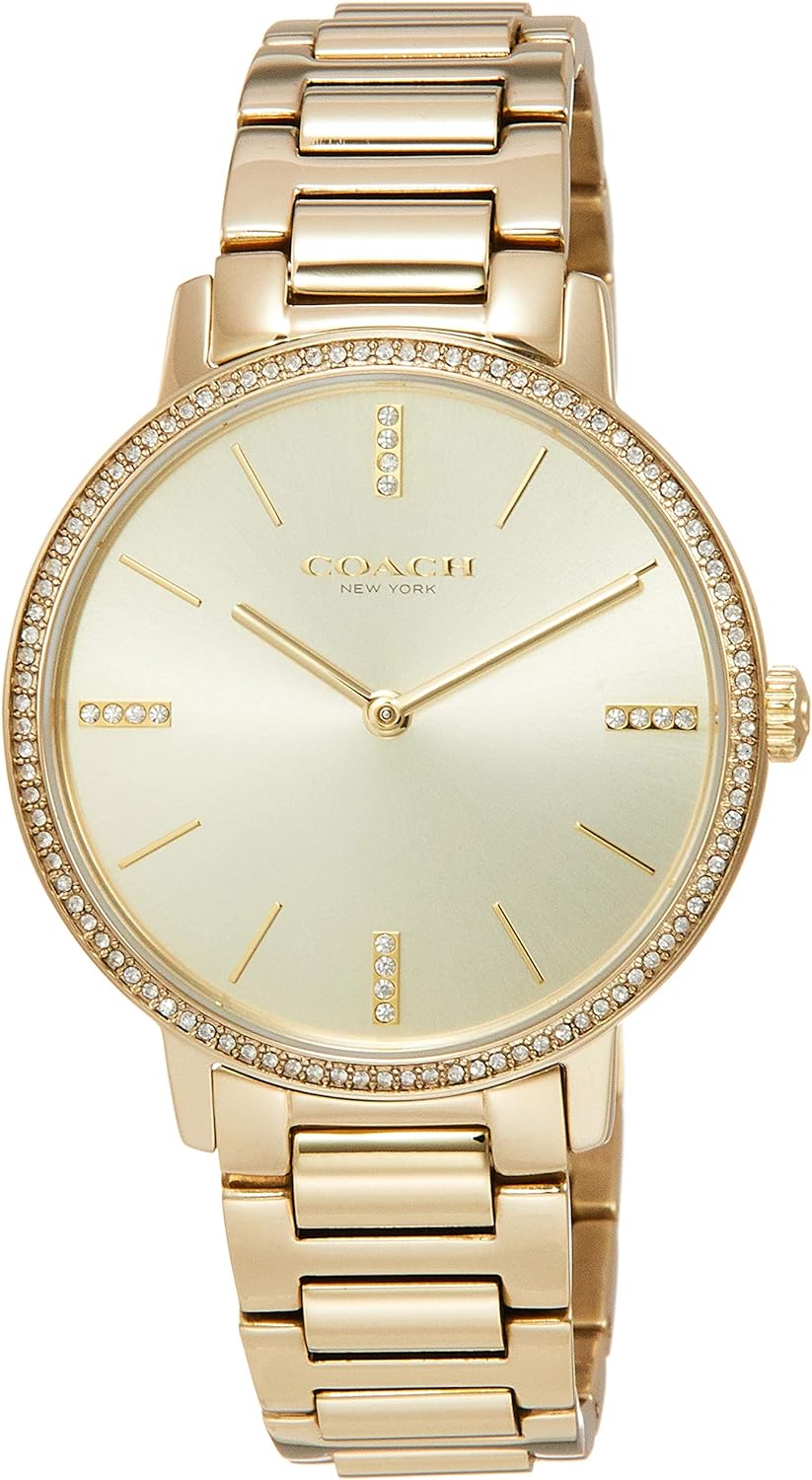 コーチ 腕時計 AUDREY オードリー 14503355 イエローゴールド ステンレススチール レディース COACH 並行輸入品