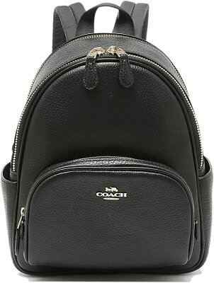 COACH リュックサック C8603-IMBLK コーチ ミニコート バックパック タウンリュック レザー 革 レディース ブラック 並行輸入品 ブランド 通勤 通学
