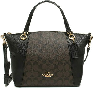 COACH トートーバッグ C6230-IMAA8　マザーバッグ　ブラウン　ブラック　ショルダーバッグ シグネチャー　SIGNATURE PRAIRIE SATCHEL 2WAY レディース並行輸入品 ブランド　通勤　通学