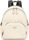 COACH リュックサック C8603-IMCHK　　コーチ　ミニコート バックパック タウンリュック　 レザー 革　レディース チョーク　オフホワイト　並行輸入品 ブランド　通勤　通学