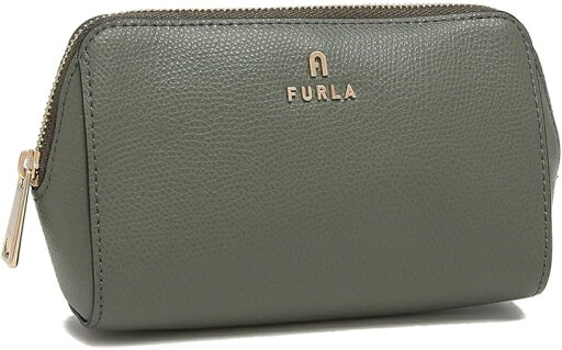 フルラ コスメポーチ 化粧ポーチ CAMELIA WE00449-ARE000-0J000 カーキ レザー レディース FURLA フルラ コスメポーチ 化粧ポーチ CAMELIA WE00449-ARE000-0J000 カーキ レザー レディース FURLA