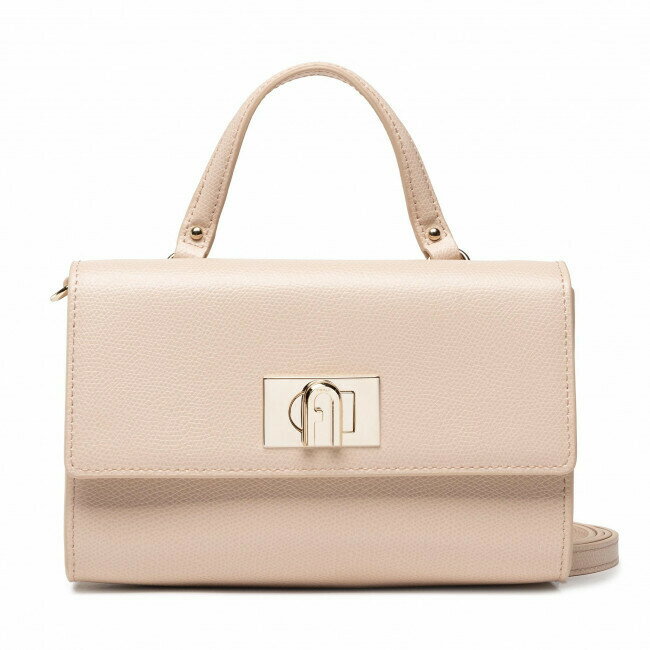 フルラ 革ショルダーバッグ レディース FURLA ショルダーバッグ　WE00235-ARE000-B4L00　フルラ　クラシック バッグ フルグレインレザー　ベージュ ハンドバッグ　斜めがけ　並行輸入品　通勤　通学