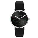 FURLA 腕時計 R4251113511 フルラ GIADA BUTTERFLYジャーダバタフライ 36mm クォーツ ブラック シルバーケース ブラックレザーベルト レディース 並行輸入品 プレゼント 記念日 クォーツ(2)