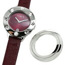 FURLA 腕時計 R4251109528 フルラ レディース CLUB クラブ 26mm 替えベゼル付き クォーツ ダークレッド/SILVER ワインレッドベルト 並行輸入品 プレゼント 記念日 クォーツ