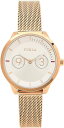 FURLA R4253102530 腕時計 フルラ メトロポリス 31m クォーツ ローズゴールド ゴールドメッシュベルト レディース 並行輸入品 プレゼント 記念日 クォーツ(2)