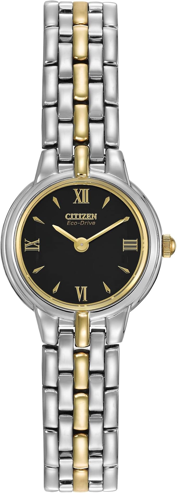 シチズン 腕時計 レディース two-tone Silhouette ブラック シルバー ゴールド EW9344-52E CITIZEN