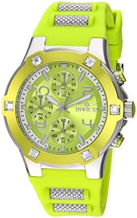 インビクタ 腕時計 メンズ グリーン シンプルクロノグラフ Invicta 24196