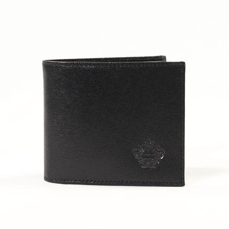 オロビアンコ オロビアンコ 二つ折り財布 メンズ ブラック シンプル OROBIANCO MEINA-I-NN　サフィアーノレザー　カード入れ　並行輸入品