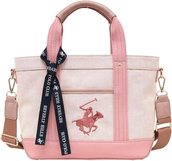 ビバリーヒルズポロクラブ トートバッグ BH3006N-PKPKPK ピンク レディース BEVERLY HILLS POLO CLUB 並行輸入品