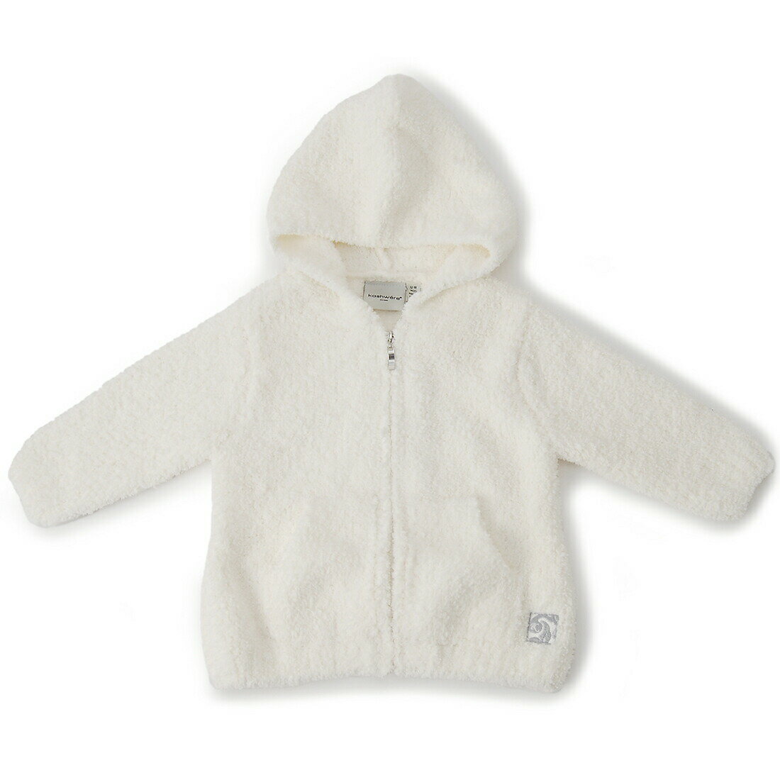 カシウエア ベビーパーカー BBCH-BHJ01-101-12 BABY HOODED JACKET ホワイト ベビー kashwere 並行輸入品