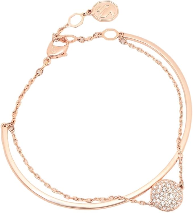スワロフスキー バングル Meteora 5683452 ホワイト ローズゴールド レディース SWAROVSKI 並行輸入品