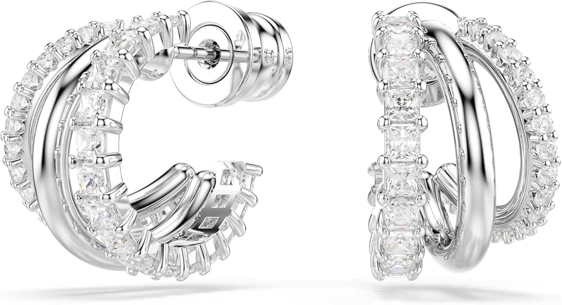 スワロフスキー ピアス スタッドピアス Hyperbola 5737110 ゴールド クリア レディース SWAROVSKI