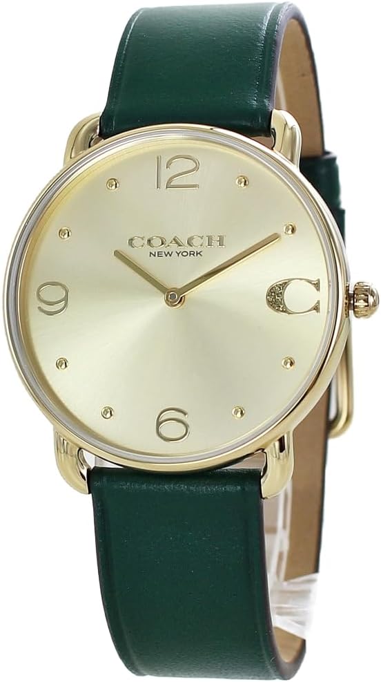コーチ 腕時計 レディース ELLIOT ゴールド グリーン 14504202 COACH 並行輸入品
