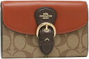 コーチ 長財布 SIG MX KLEO WLLT C7374-IME7V オレンジ ブラウン レディース COACH