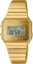 カシオ 腕時計 メンズ レディース ゴールド チープカシオ A700WEVG-9A CASIO