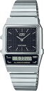 カシオ 腕時計 メンズ レディース CASIO CLASSIC ブラック シルバー AQ-800E-1A CASIO