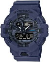 カシオ 腕時計 GA-700CA-2A ネイビー メンズ G-SHOCK CASIO