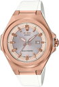 カシオ 腕時計 レディース BABY-G ローズゴールド ホワイト MSG-S500G-7A2 CASIO