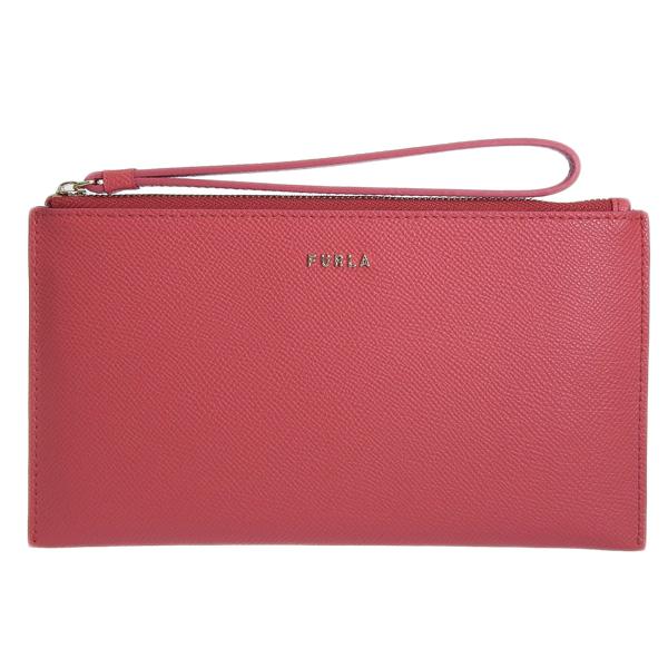 フルラ クラッチバッグ レディース CLASSIC XL ENVELOPE フレームレッド WE00256-BX0306-2781S FURLA クラシックXLエンベロープ ポーチ リストレット取外不可 スリム FURLAメタルロゴ レザー エレガント ~~~『 ブランド説明 』~~~~~~~~~~~~~~~~~~~~~~~1927年、イタリアのボローニャで、アルド・フルラネットにより創立されたFURLAは、伝統的なクラフトマンシップ、熟練したアルチザンの持つ専門知識、美のセンス、そして革新的なデザインを礎に、2017年、創業90周年を迎えます。 FURLAは、クオリティ、カラフルなクリエイティビティ、ジョイフル、コンテンポラリーなイタリアのライフスタイルを、バッグ、シューズ、アクセサリーへ投影させています。~~~『 商品特徴 』~~~~~~~~~~~~~~~~~~~~~~~~~~FURLA「WE00256-BX0306-2781S」は、鮮やかなFLAME RED（フレームレッド）カラーが目を引くリストレット付きポーチウォレットです。上質なレザーを使用し、シンプルながら洗練されたデザインに仕上げられています。内側にはカードや小物を整理しやすい収納スペースを備え、財布としてもマルチポーチとしても活躍。手首に掛けられるストラップ付きで持ち運びやすく、外出時や旅行時にも便利です。華やかなレッドカラーとゴールドカラーのFURLAロゴが高級感を演出し、コーディネートのアクセントとしても映えるアイテムです。自分へのご褒美はもちろん、大切な方へのプレゼントにもおすすめです。~~~『 商品詳細 』~~~~~~~~~~~~~~~~~~~~~~~~~~型番：WE00256-BX0306-2781S、サイズ：高さ11.5cm×幅21cm×マチ0.5cm/リストレット35cm(取外不可)/重さ110g、モニター発色により色合いが異なる場合がございます。本商品は並行輸入品のため、説明書等は英語表記のものが付属しております。本商品は大変好評のため、売れ違いになる可能性がございます。あらかじめご了承ください。※商品の入荷時期によっては掲載しています写真と仕様が異なる可能性がございます。 2