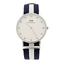 Daniel Wellington 腕時計 0963DW ダニエルウェリントン メンズ レディース 34mm 並行輸入品 北欧 ネイビー ホワイト アナログ スポーティ ビジネス ユニセックス 記念日 プレゼント(2)