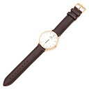 Daniel Wellington 腕時計 DW00100009 ダニエルウェリントン メンズ レディース 40mm 並行輸入品 北欧 ブラウンベルト アナロ...