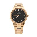 Daniel Wellington 腕時計 DW00100210 ダニエルウェリントン メンズ レディース 並行輸入品 北欧 Iconic Link 36mm ブラックフェイス ローズゴールドベルト アナログ スポーティ ビジネス ユニセックス 記念日 プレゼント(2)