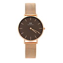Daniel Wellington 腕時計 DW00100477 ダニエルウェリントン メンズ レディースウォッチ 北欧 PETITE AMBER 32mm...