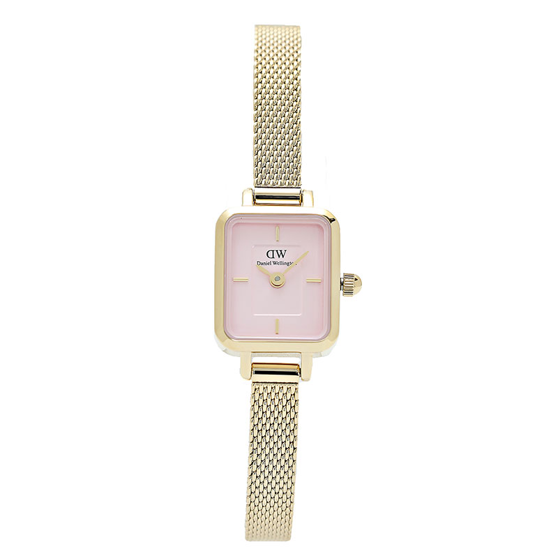 ダニエルウェリントン 腕時計 レディース Quadro Mini Evergold Blush ピンク ゴールド DW00100655 Daniel Wellington