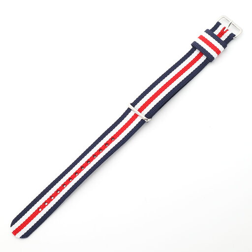ダニエルウェリントン 腕時計替えベルト メンズ レディース Classic Canterbury クラシック40mm用 トリコロール シルバー DW00200016 Daniel Wellington ダニエルウェリントン 腕時計替えベルト メンズ レディース Classic Canterbury クラシック40mm用 トリコロール シルバー DW00200016 Daniel Wellington