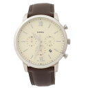 フォッシル 腕時計 メンズ ブラウン アイボリー FOSSIL FS5380 並行輸入品