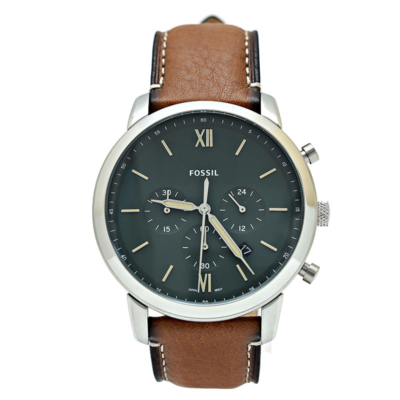 フォッシル 腕時計 メンズ NEUTRA グリーン ブラウン FS5963 FOSSIL 並行輸入品