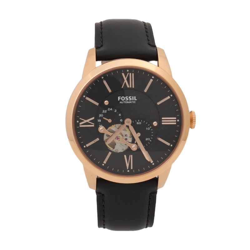 フォッシル 腕時計 メンズ TOWNSMAN ブラック ME3170 FOSSIL 並行輸入品