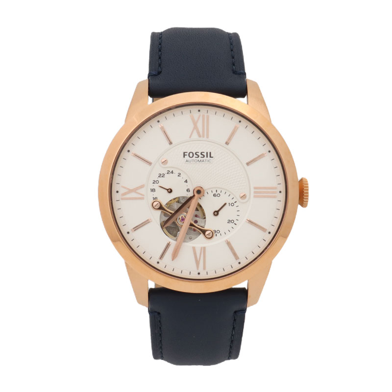 フォッシル 腕時計 メンズ TOWNSMAN ホワイト ネイビー ME3171 FOSSIL