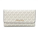 マイケルコース 長財布 35F8GTVF3B-VANILLA ホワイト グレー シンプル レディース MICHAEL KORS