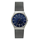 スカーゲン 腕時計 メンズ レディース GRENEN ブルー グレー 233XLTTN SKAGEN
