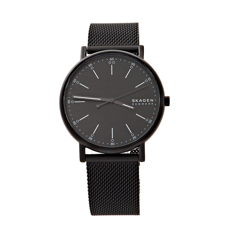 スカーゲン 腕時計 メンズ ブラック シンプル シグネチャー クオーツ SKAGEN SKW6579
