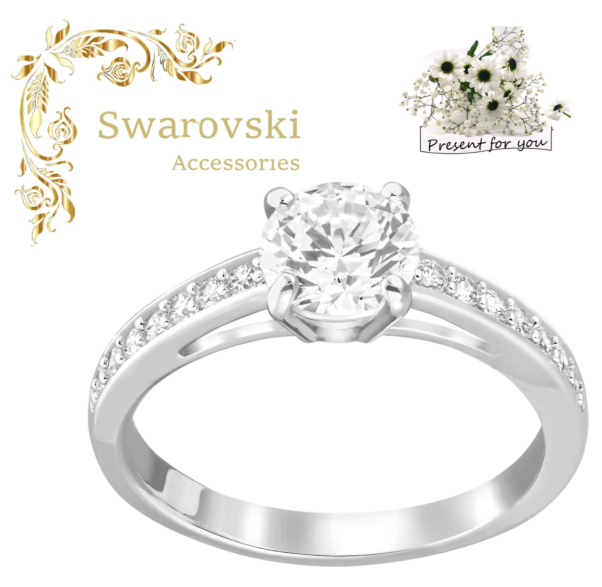 SWAROVSKI󥰡5032922 եAttract 󥰡饦ɥåȡѥ, ۥ磻, ࡦץ졼ƥ...