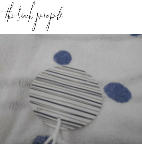 The Beach People(�� �ӡ��� �ԡ��ץ�)The��Nautic Petite Poncho TB22P�����å� �ݥ���硡�Υ��ƥ��å����ۥ磻��&�֥롼���ס��롡������ �Ҷ��ѥ������ϥݥ���硡[�¹�͢����]