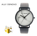 【ALLY DENOVO】 腕時計 AF5005-2 アリーデノヴォ Carrara Marble 36mm ホワイトマーブル BlackWhite / Black メンズ レディース ウォッチ プレゼント 並行輸入品 プレゼント 記念日