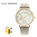 【ALLY DENOVO】 腕時計 AF5005-7 アリーデノヴ Carrara Marble 36mm ホワイトマーブル Rose Gold White / Grey メンズ レディース ウォッチ プレゼント 並行輸入品 プレゼント 記念日