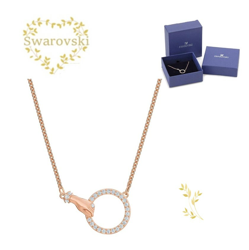 スワロフスキー Swarovski 5489573 スワロフスキー ネックレス Symbolic ペンダント　ハンド　プレゼント　クリスタル　ローズゴールド　ホワイト　プレゼント 記念日 誕生日 アニバーサリー　女性　レディース