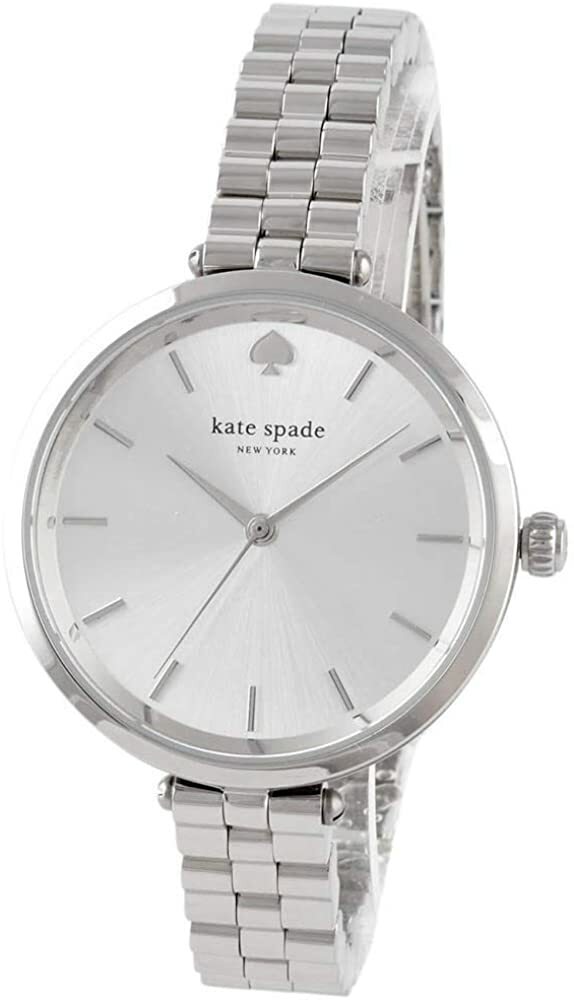 Kate Spade 腕時計 1YRU0859　ケイトスペード　リストウォッチ レディース HOLLAND ホランド Quartz クオーツ Silver シルバー Watch 時計 ウォッチ ビジネス お洒落 ロゴ 並行輸入品