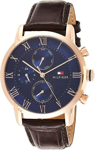 TOMMY HILFIGER 腕時計 1791399 トミー ヒルフィガー 並行輸入品 Kane(ケイン) ネイビー ブラウン カレンダー クオーツ アナログ ユニセックス スポーティ ビジネス 皮ベルト 記念日 プレゼント TOMMY HILFIGER 腕時計 1791399 トミー ヒルフィガー 並行輸入品 Kane(ケイン) ネイビー ブラウン カレンダー クオーツ アナログ ユニセックス スポーティ ビジネス 皮ベルト 記念日 プレゼント