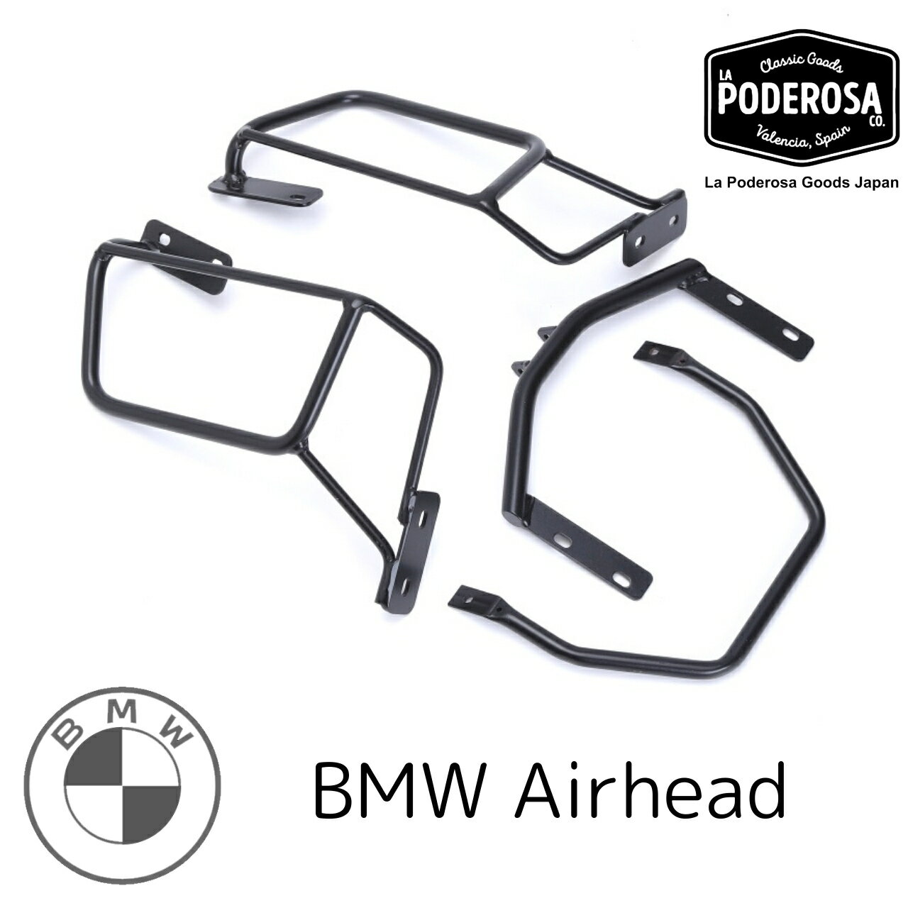 BMW Airhead 用ブラケットLaPoderosaGoods サドルバッグ サイドバッグバイク ツーリング国内在庫あり 即納